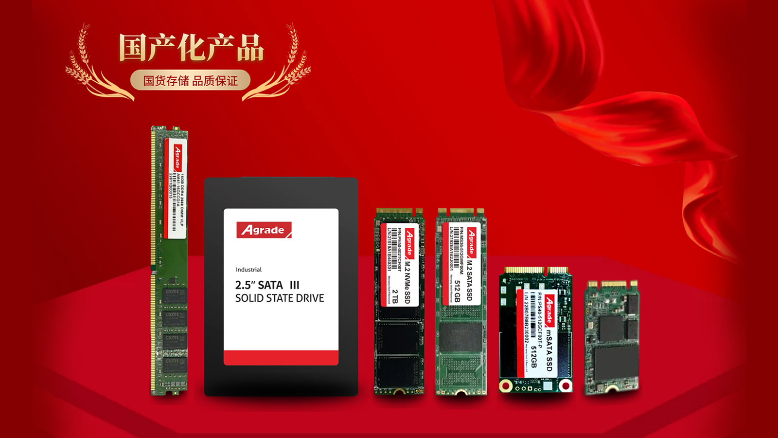 國貨來襲：Agrade睿達(dá)發(fā)布M.2 2242 NVMe工業(yè)級SSD