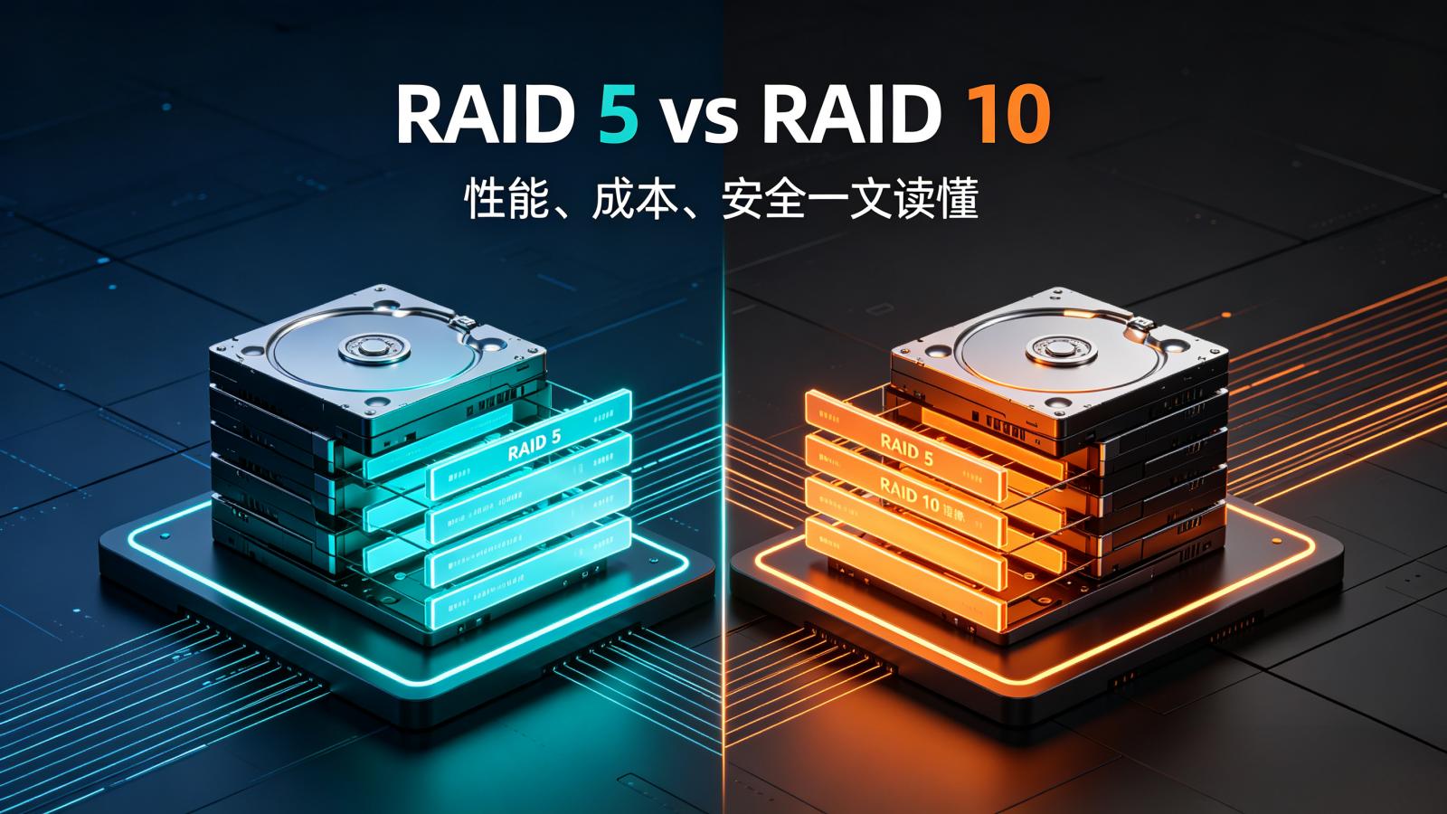 RAID5和RAID10到底有啥區別?一文讀懂性能、特點與優缺點