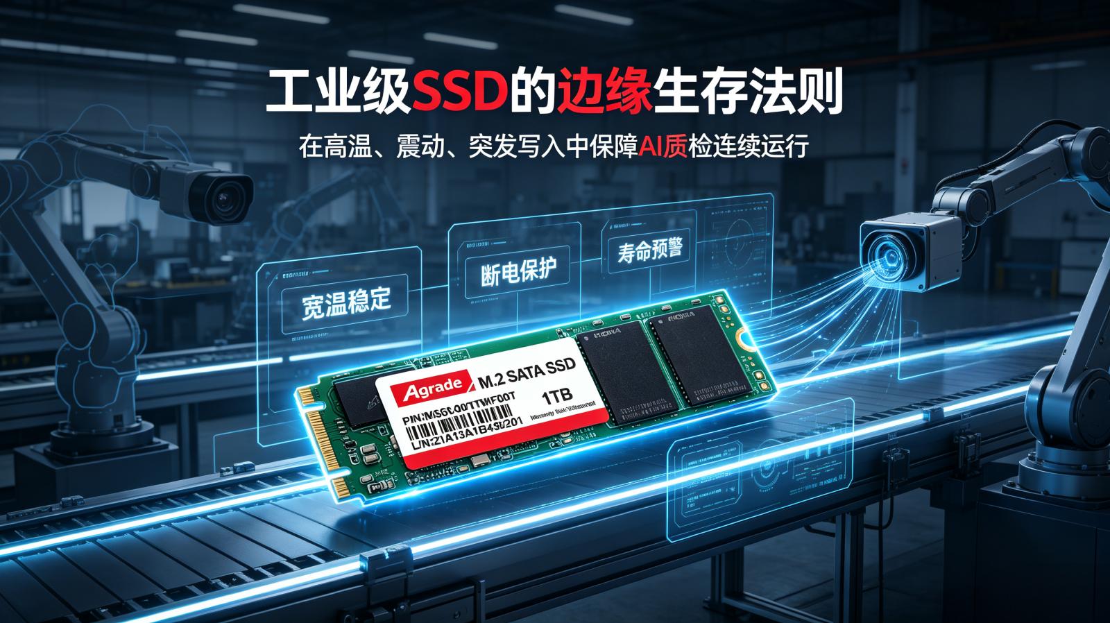 邊緣計算與AI質檢：工業級SSD如何成為“算力底座”的高速公路